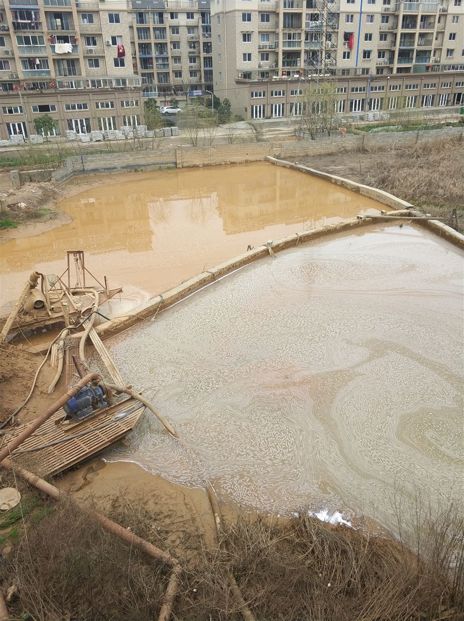 博野沉淀池淤泥清理-厂区废水池淤泥清淤